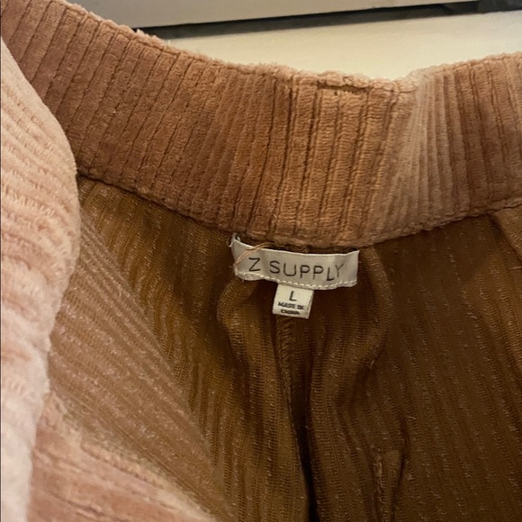 Z SUPPLY UNION KNIT CORDUROY MATCHING PANT SET Med & Large - Picture 6 of 9